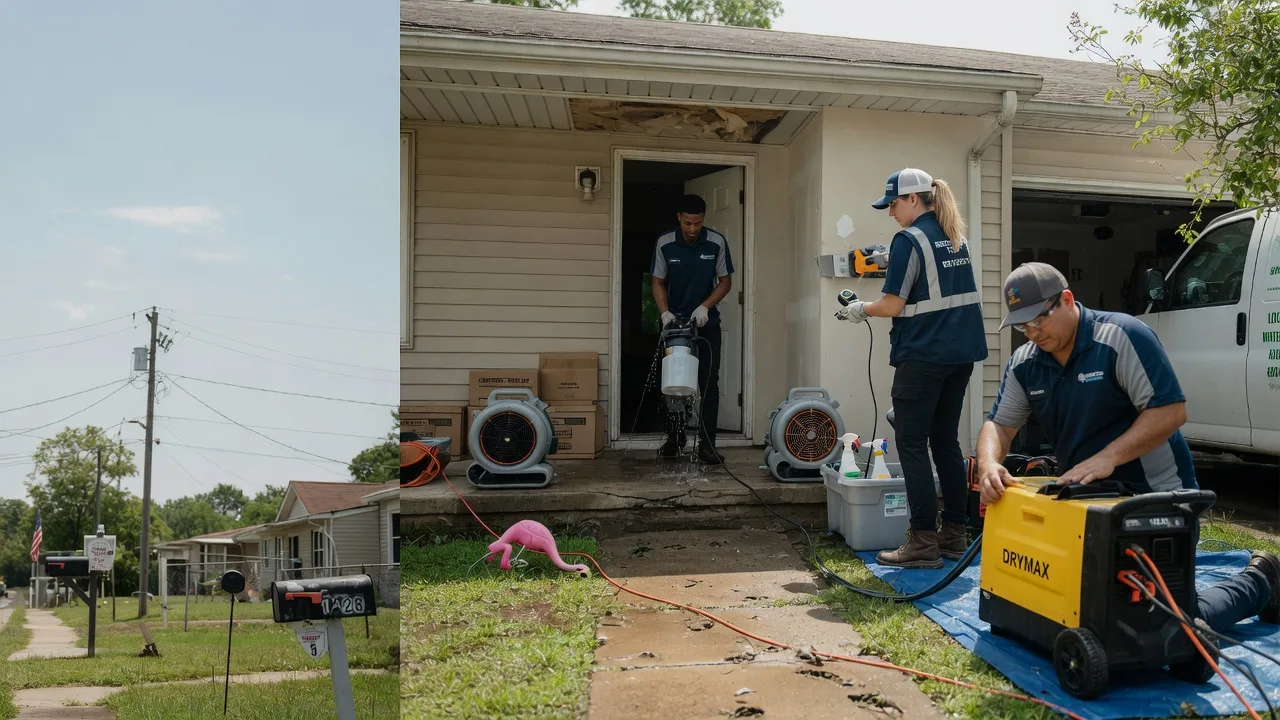 Storm Damage Water Removal in Woodland, AL near me